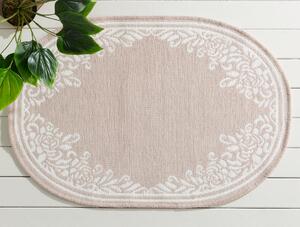 Madame Coco Obojstranný guľatý koberec, 60x90 cm, Saville Farba: Ružová