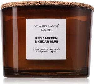 Vila Hermanos Apothecary Red Saffron & Cedar Blue vonná sviečka 350 g