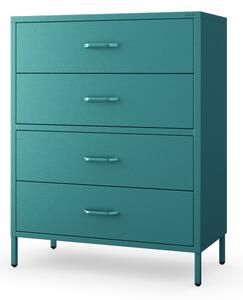 Komoda CARLA, 800 x 1015 x 400 mm, Modern: morská farba