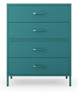 Komoda CARLA, 800 x 1015 x 400 mm, Modern: morská farba