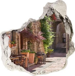 Diera 3D fototapety nálepka Italian street nd-p-66340662