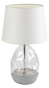 Rabalux 74227 dekoratívna stolná lampa Apolonia, biela, E27, 1x max. 40W, IP20