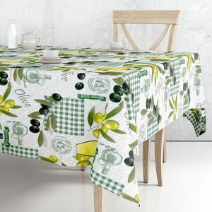 Obrus ​​PVC Mirabella 227B - Olivy - Role 140cm x 20m