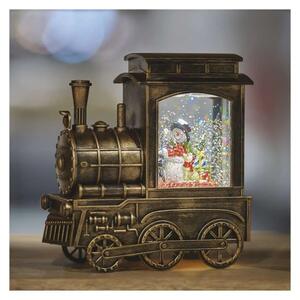 DCLW05 EMOS vianočná dekorácia - lokomotíva LED 17x16x8cm, 3x AA, teplá biela, časovač