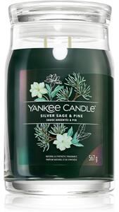 Yankee Candle Silver Sage & Pine vonná sviečka Signature 567 g