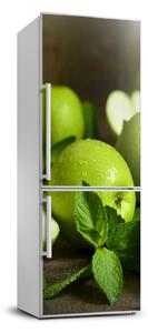 Fototapeta na chladničku Zelené jablká