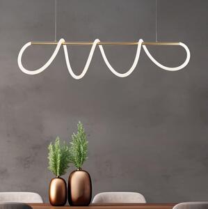 Zuma Line 20006PM-GD - LED Luster na lanku BALBO LED/45W/230V 3000/4000/6000K