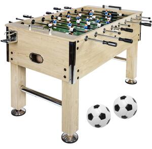 Profesionálny stolný futbal Leeds, 140 x 73 x 87 cm, svetlý