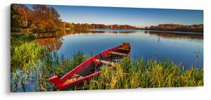 Obraz červené pramice (120x50 cm)