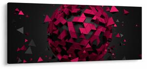 Obraz 3D abstrakcie (120x50 cm)