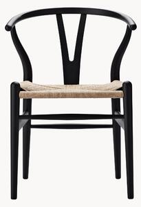 Drevená stolička's tkaným sedadlom CH24 Wishbone Chair