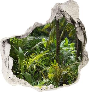 Diera 3D fototapety na stenu nálepka Tropický les