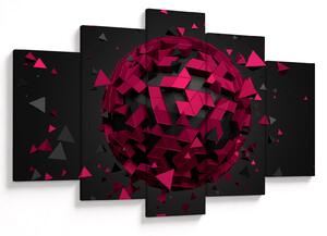 Obraz 3D abstrakcie (150x105 cm)