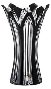 Bohemia Crystal Váza Lotos čierna 255mm