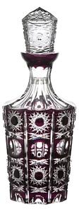 Bohemia Crystal Fľaša Petra fialová 600ml