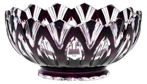 Bohémia Crystal Misa Lotos fialová 205mm
