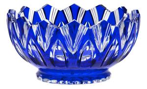 Bohémia Crystal Misa Lotos modrá 205mm
