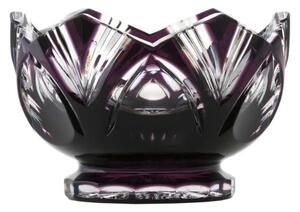 Bohémia Crystal Misa Lotos fialová 104mm