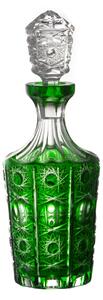 Bohemia Crystal Fľaša Petra zelená 600ml