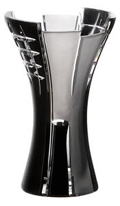 Bohemia Crystal Váza Metropolis čierna 155mm