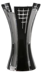 Bohemia Crystal Váza Metropolis čierna 230mm