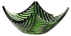 Bohémia Crystal Misa Linum zelená 280mm