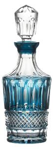 Bohemia Crystal Fľaša Tomy azúrová 750ml