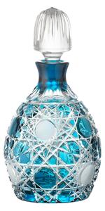 Bohemia Crystal Fľaša Flake azúrová 700ml