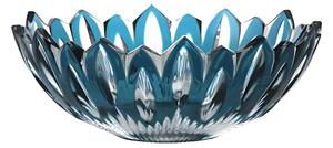 Bohémia Crystal Misa Flame azúrová 230mm
