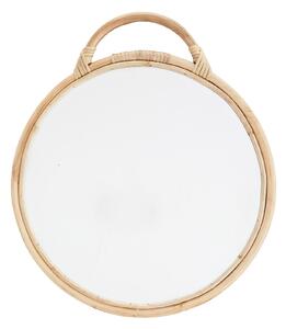 Nástenné zrkadlo Round Bamboo 38 cm