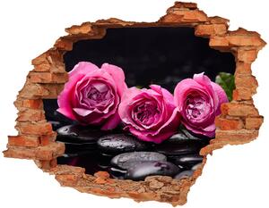 Nálepka diera na stenu Ružových ruží nd-c-77048055