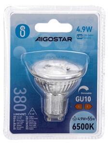 LED Stmievateľná žiarovka GU10/4,9W/230V 6500K - Aigostar