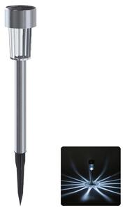 Aigostar - LED solárne svietidlo LED/2V IP44 40 mAh matný chróm