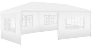 Pavilón Novara s 5 bočnými časťami, vodotesný, 6x3m - biela