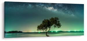 Obraz nočného neba (120x50 cm)