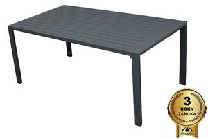 Záhradný stôl MORISS, hliníkový, 130 x 72 x 55 cm DP266MOR005