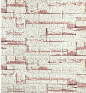 Samolepiace penové 3D panely FC84, cena za kus, rozmer 70 x 77 cm, kameň krémový, IMPOL TRADE