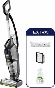 Bissell CrossWave HydroSteam PET Select, Vertikálny vysávač, Bezvreckové, Šedá, 0,82 L, 0,64 L, Suché a mokré