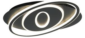 Brilagi - LED stmievateľné stropné svietidlo IRIS LED/78W/230V 37x49 cm čierna + diaľkový ovládač
