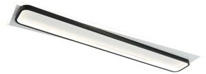 Brilagi - stmievateľné LED stropné svietidlo OUTLINE LED/90W/230V 18x100 cm biele/čierne + diaľkový ovládač