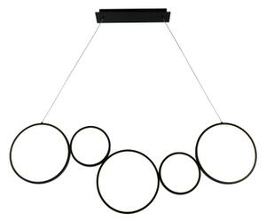 Brilagi - LED závesný luster ECHO na lankách LED/60W/230V 4000K 100 cm čierny