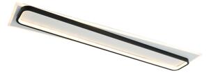 Brilagi - stmievateľné LED stropné svietidlo OUTLINE LED/90W/230V 18x100 cm biele/čierne + diaľkový ovládač