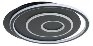 Brilagi - LED stmievateľné stropné svietidlo IRIS LED/83W/230V 46x50 cm čierne + diaľkové ovládanie