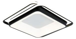 Brilagi - LED stmievateľné stropné svietidlo FLARE LED/102W/230V 50x50 cm čierne + diaľkové ovládanie