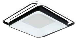 Brilagi - LED stmievateľné stropné svietidlo FLARE LED/102W/230V 50x50 cm čierne + diaľkové ovládanie