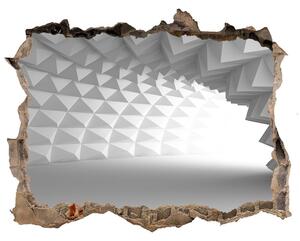 Samolepící díra zeď 3D Abstrakcie tunel nd-k-89942519