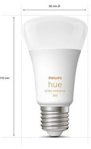 Sada 3x stmievateľných LED žiaroviek Philips Hue WHITE A60 E27/6W/230V 2200-6500K