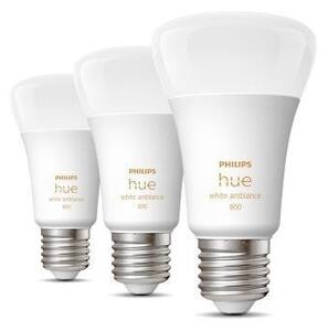 Sada 3x stmievateľných LED žiaroviek Philips Hue WHITE A60 E27/6W/230V 2200-6500K