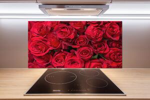 Panel do kuchyne Červené ruže pl-pksh-100x50-f-67561194