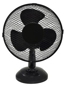 Stolový ventilátor s výkonom 25W čierna
